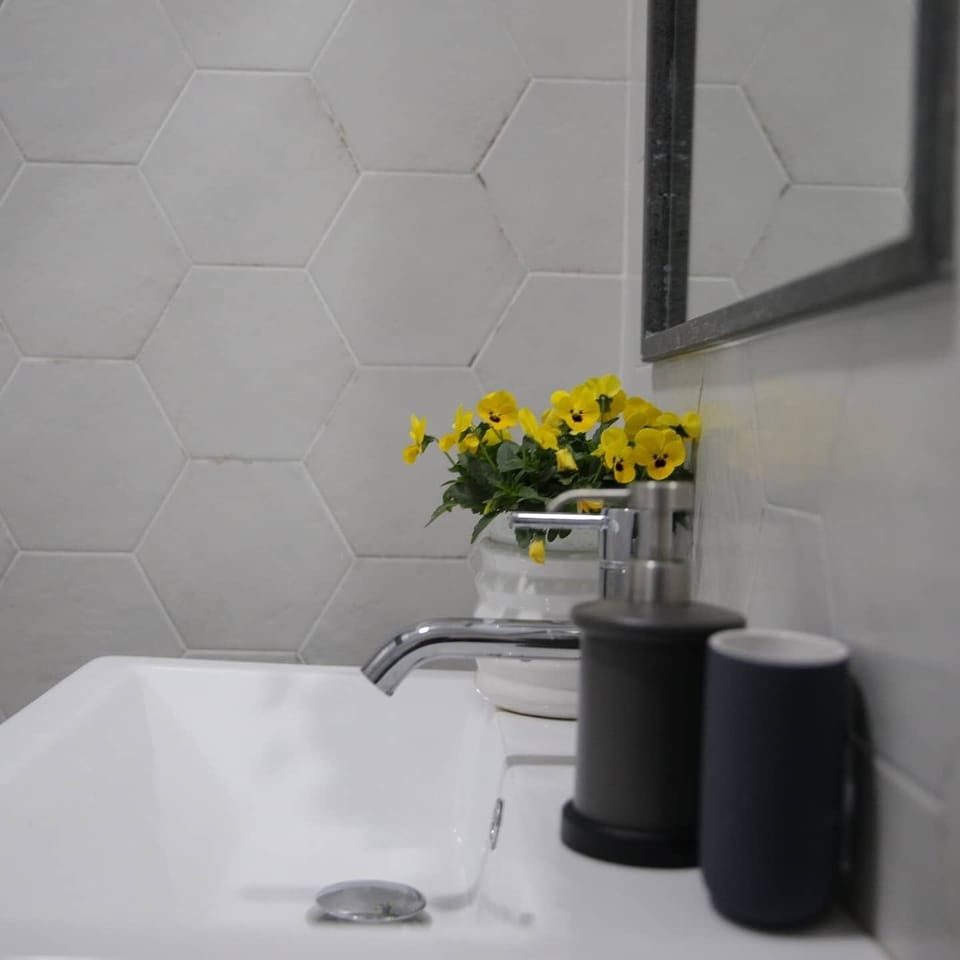 Shower, rainfall showerhead, hair dryer, bidet