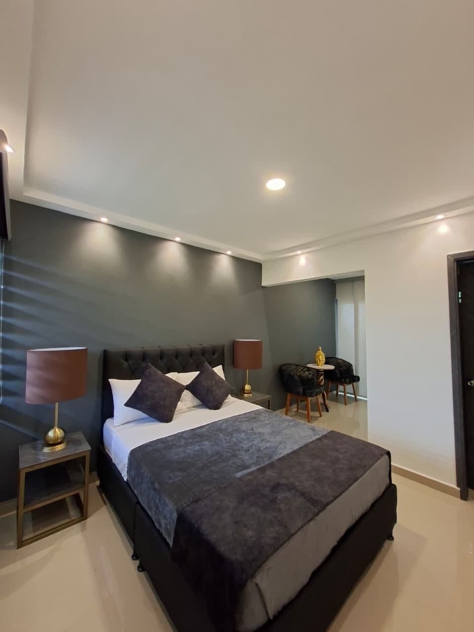 Deluxe Double Room, Multiple Bedrooms, Balcony, City View | Premium bedding, down comforters, Select Comfort beds, blackout drapes