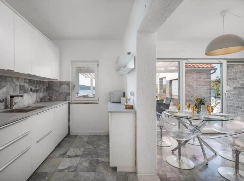 Villa (Seafront Six Bedroom Modern Villa wit) | Private kitchen | Fridge