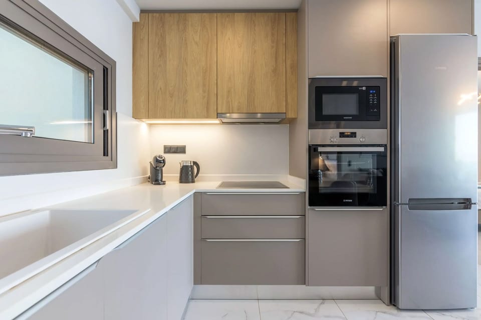Luxury Villa, 2 Bedrooms, Sea View | Private kitchen