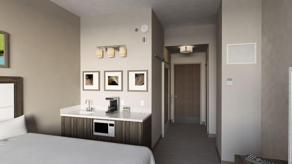 Studio Suite, 2 Queen Beds | 1 bedroom, in-room safe, desk, laptop workspace