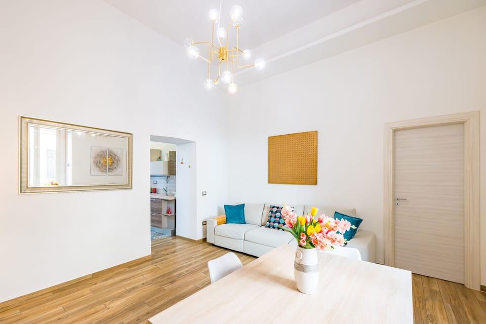 Apartment (1 Bedroom) | Living area | TV