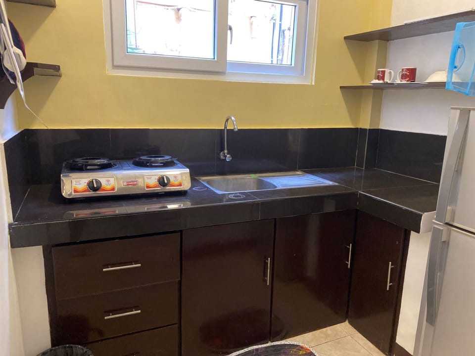 Deluxe Studio | Private kitchen | Coffee/tea maker, electric kettle