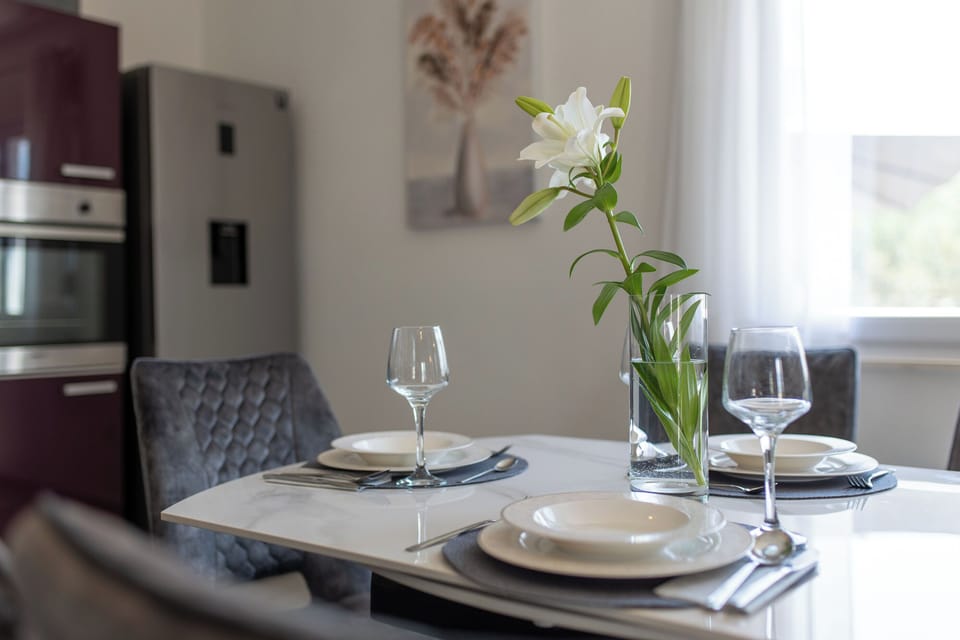 Apartment (A1) | Private kitchen | Fridge, oven, stovetop, dishwasher