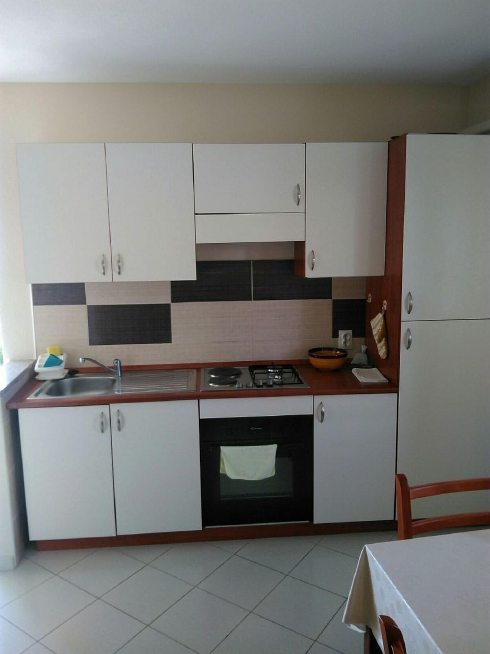 Apartment (A1) | Private kitchen | Fridge, oven, stovetop, espresso maker