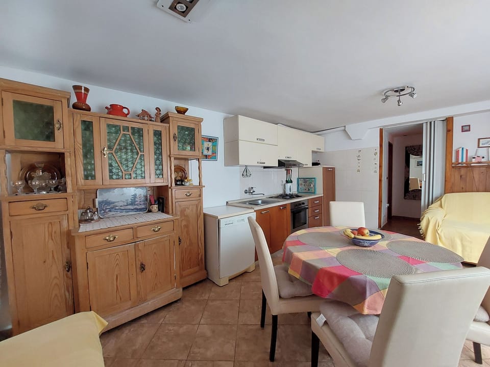 Apartment (A1) | Private kitchen | Fridge, oven, stovetop, dishwasher