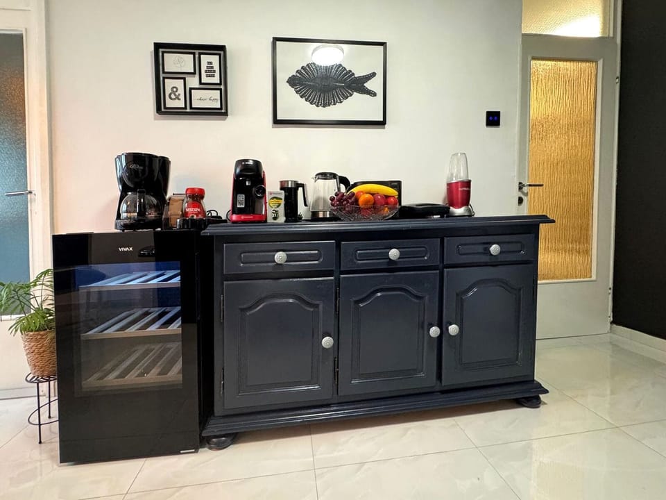 Apartment (A1) | Private kitchen | Fridge, oven, stovetop, dishwasher
