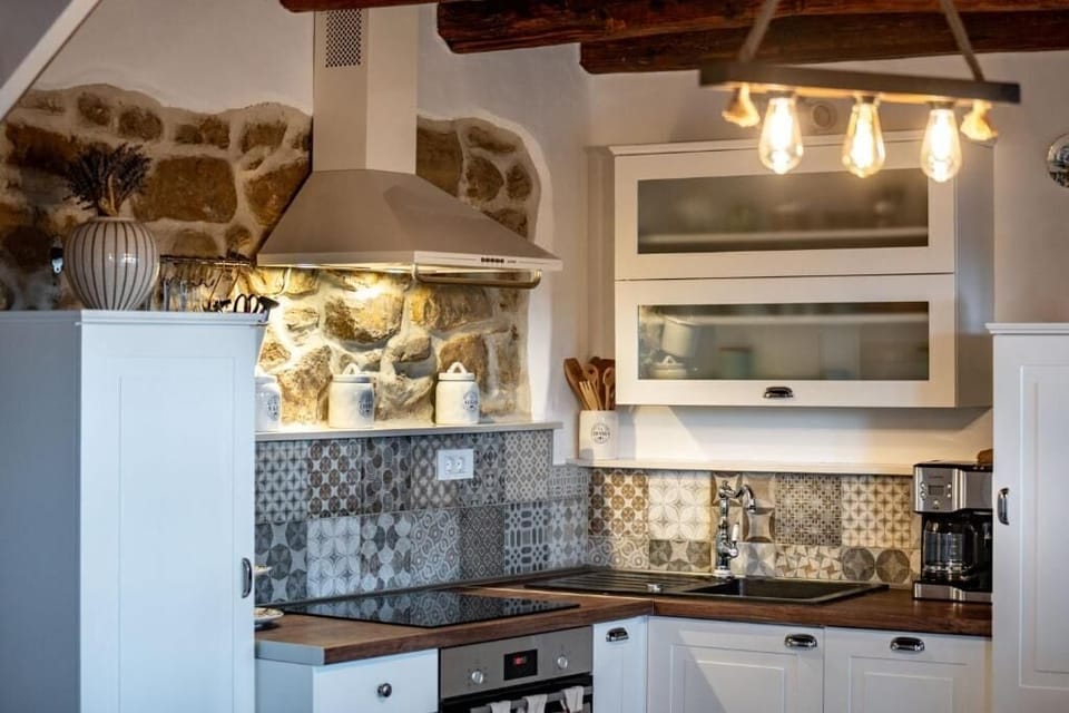 Apartment (A1) | Private kitchen | Fridge, oven, stovetop, dishwasher