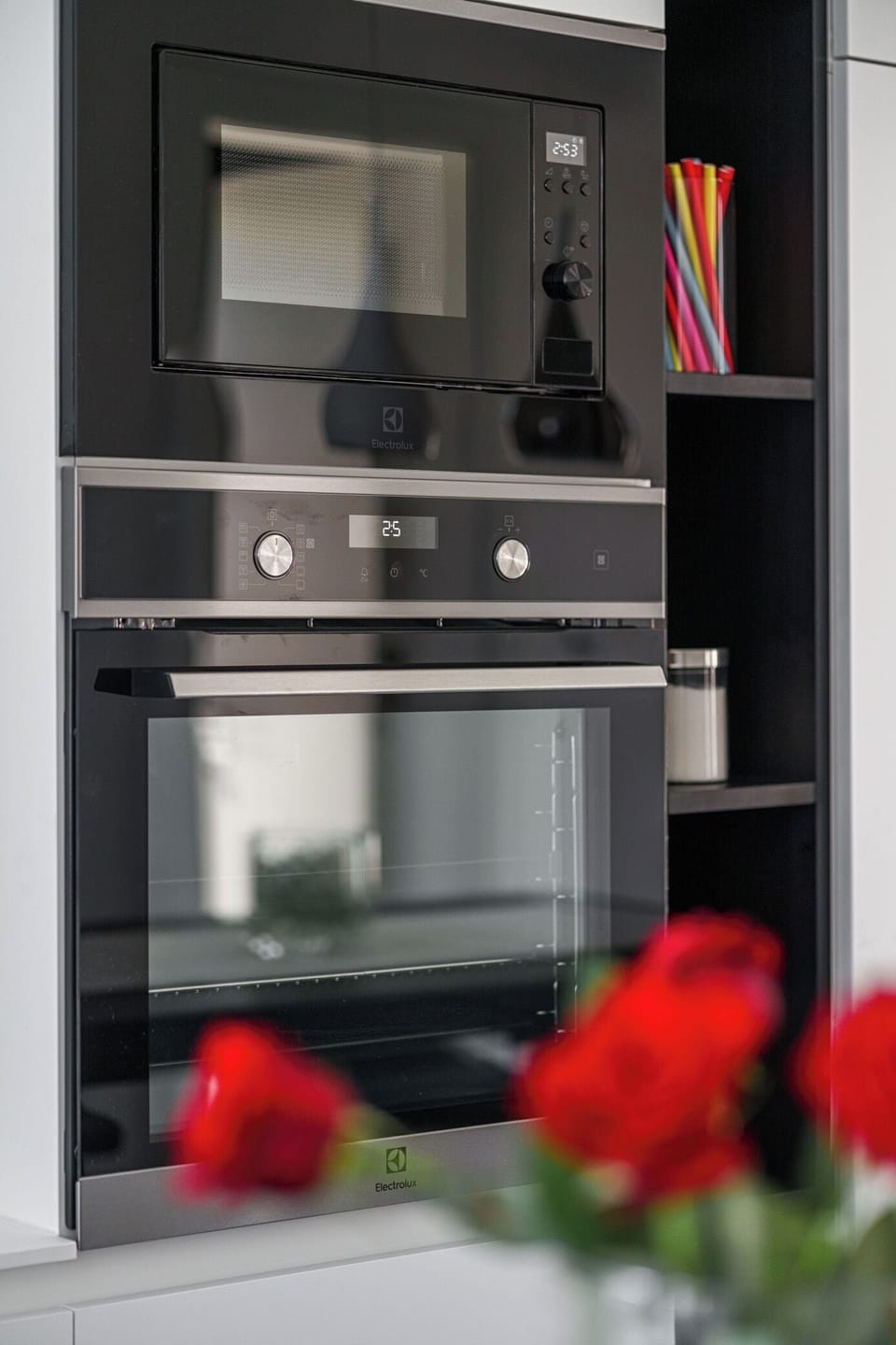 Villa | Private kitchen | Espresso maker, fridge, microwave, oven