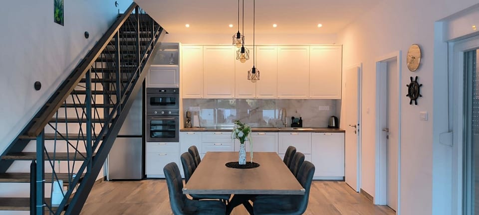 Villa | Private kitchen | Microwave, espresso maker, electric kettle, freezer