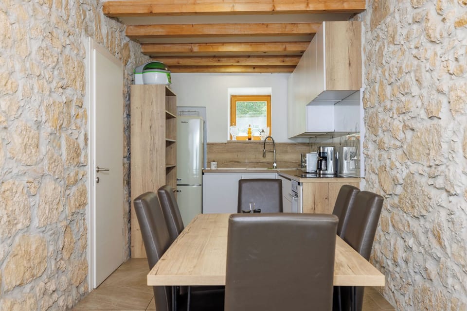 Villa | Private kitchen | Espresso maker, fridge, microwave, oven