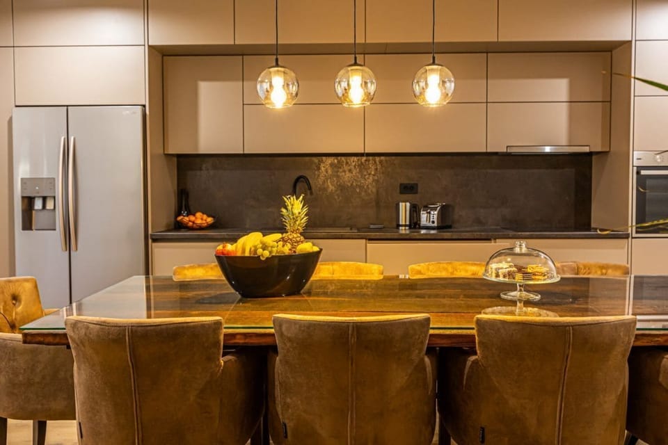 Villa | Private kitchen | Espresso maker, fridge, oven, stovetop