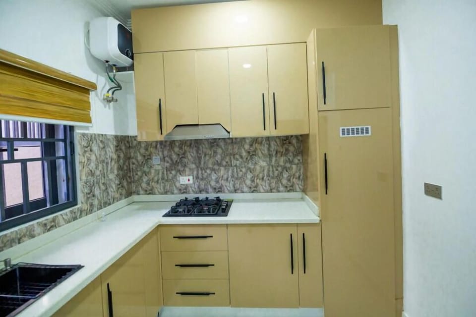 Superior Apartment, Balcony, City View | Private kitchen | Fridge, microwave, oven, stovetop