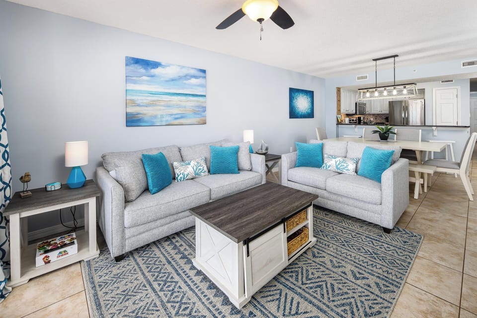 Condo (Gulf Dunes 304- Saltwater Solace) | Living room | TV
