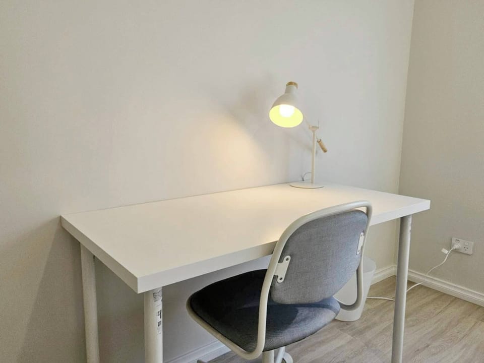 Desk, laptop workspace, iron/ironing board, free WiFi