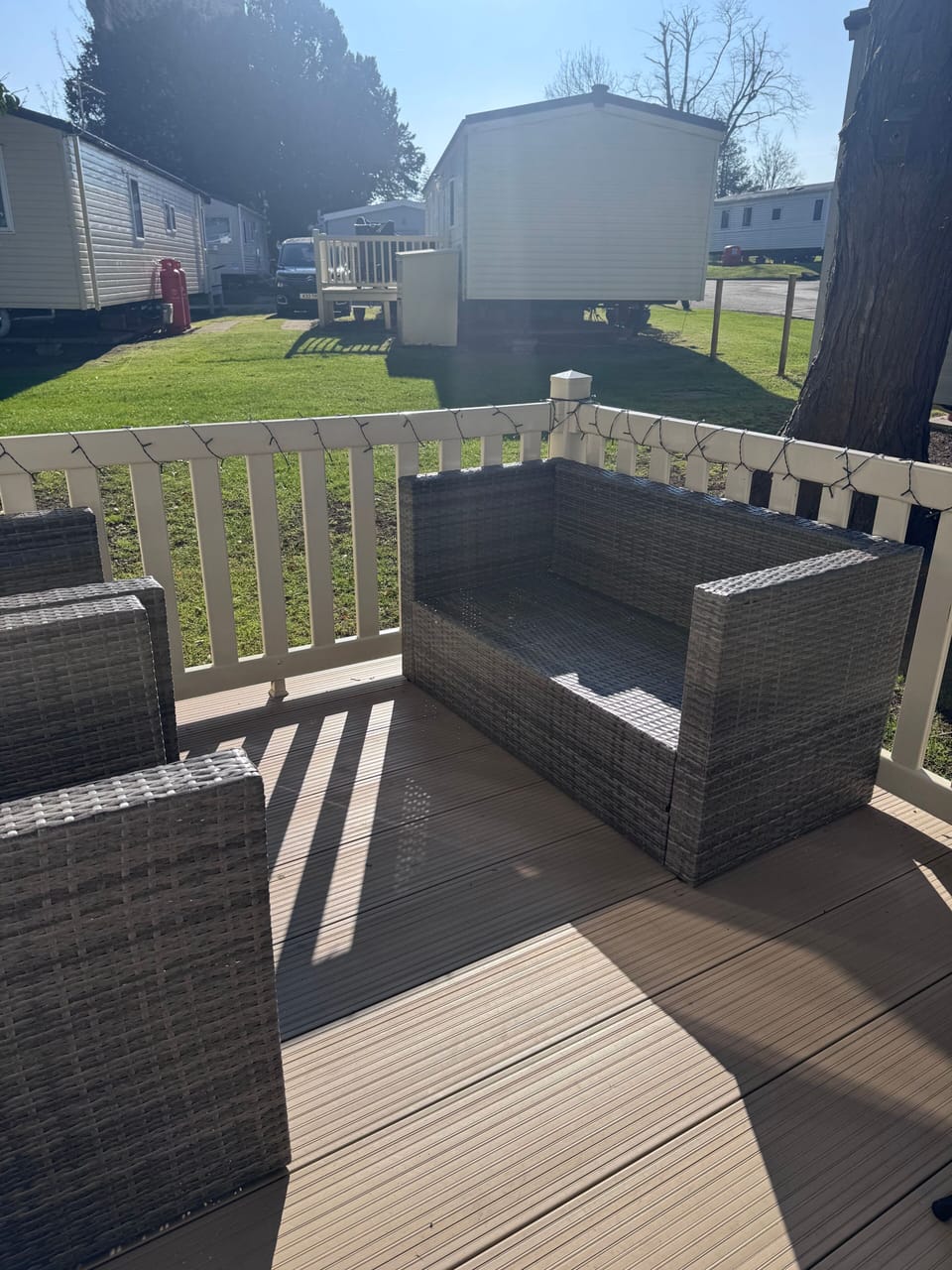 Mobile Home, 3 Bedrooms, Smoking, Patio | Terrace/patio
