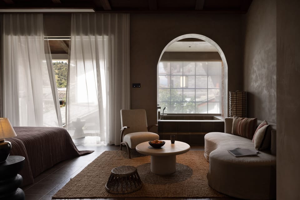 Superior Double Room, Hill View | Minibar, desk, blackout drapes, soundproofing