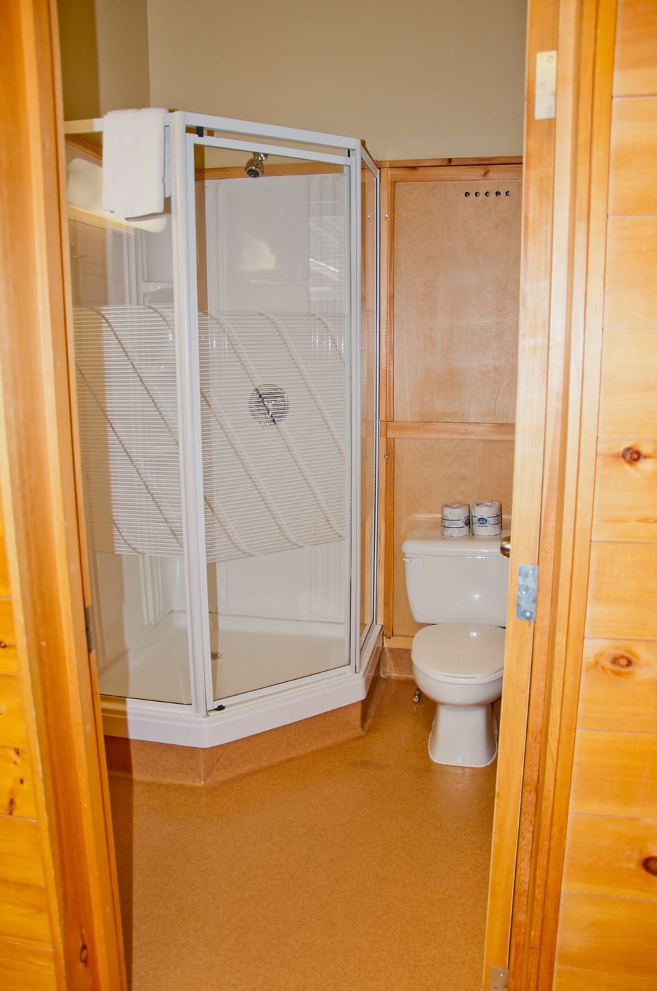 Shower, towels