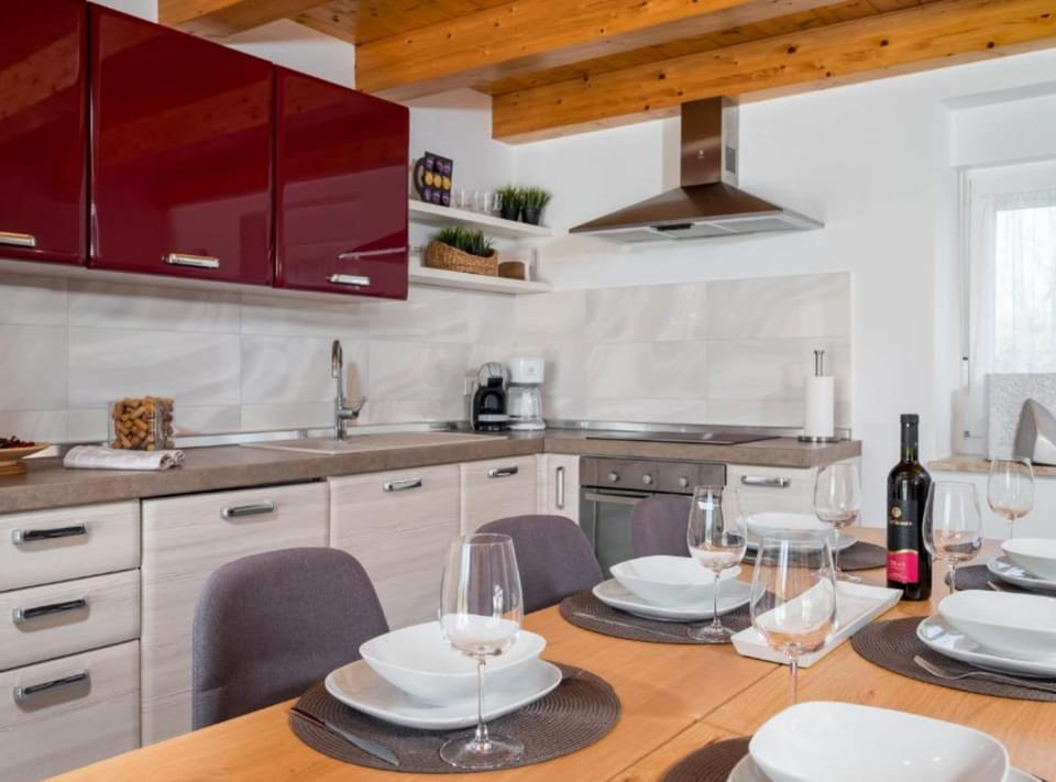 House (Three bedroom villa) | Private kitchen | Fridge