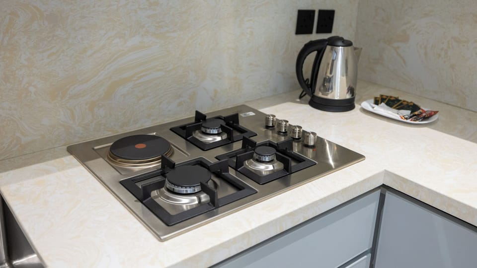 Apartment | Private kitchen | Fridge, microwave, oven, dishwasher