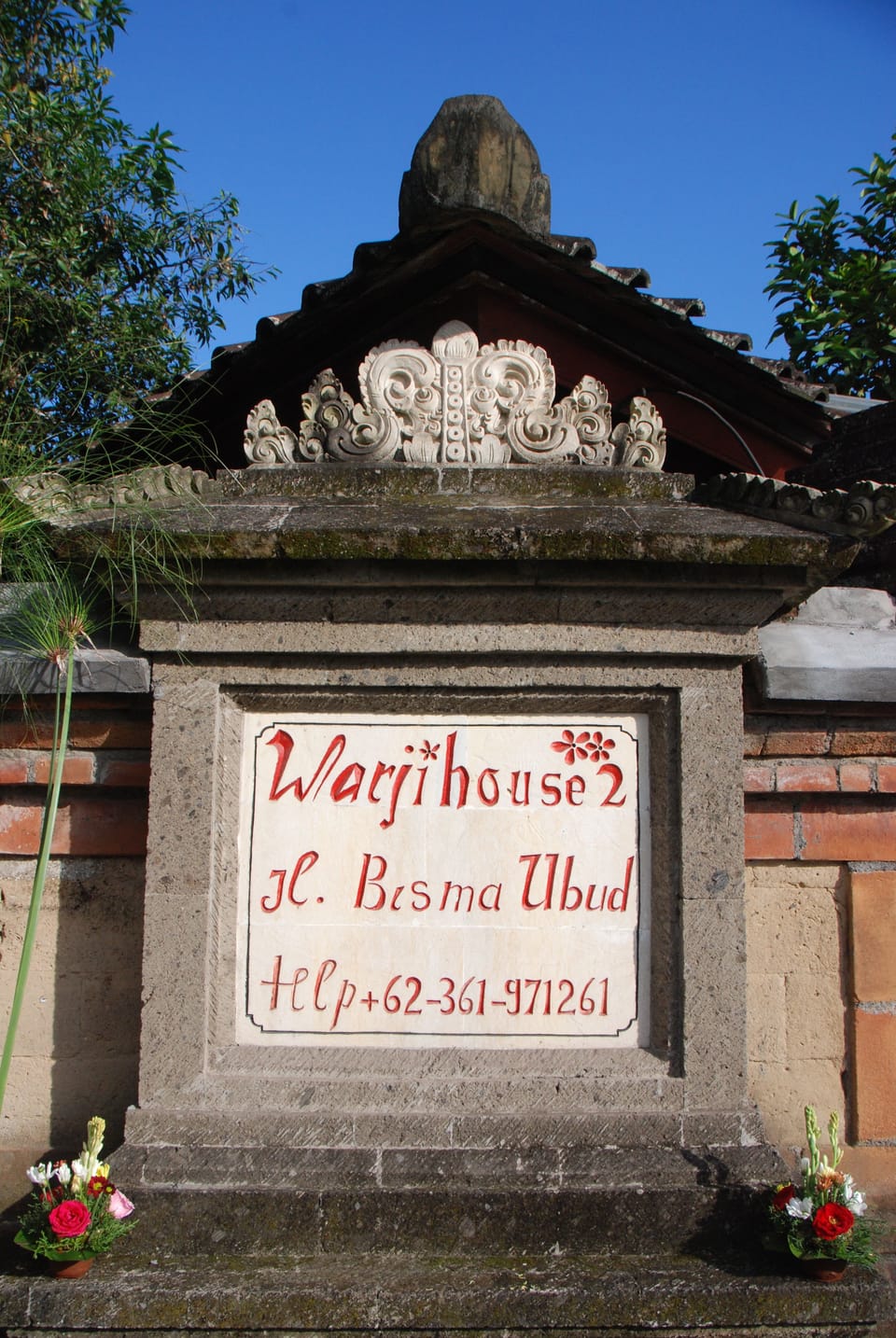 Front of property