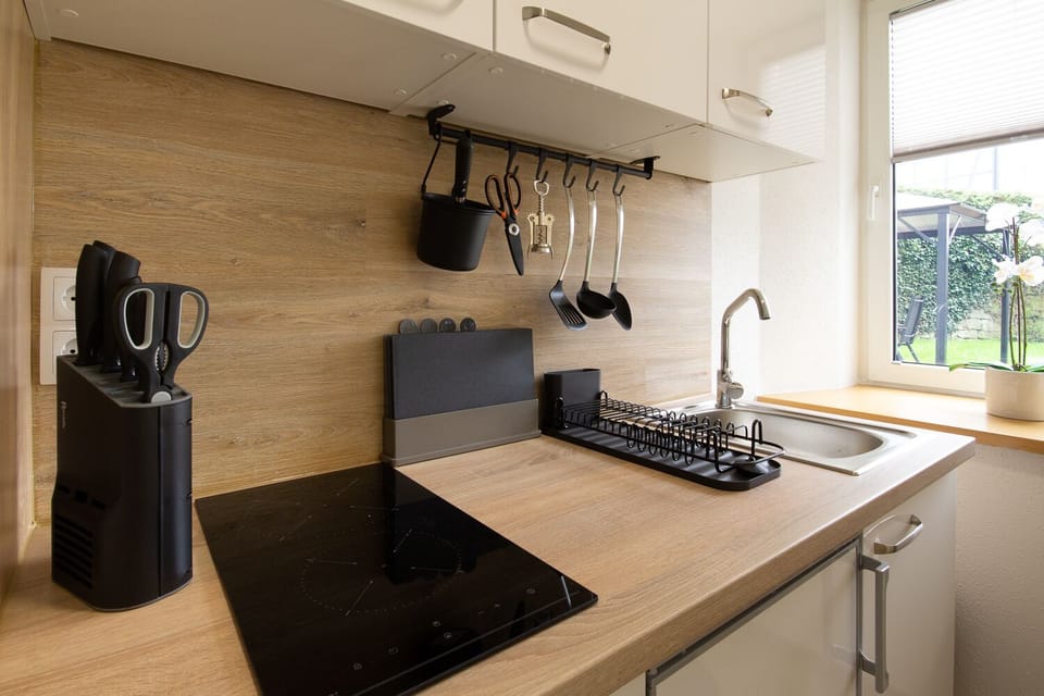 Comfort Double Room | Private kitchen | Fridge, stovetop, electric kettle, toaster