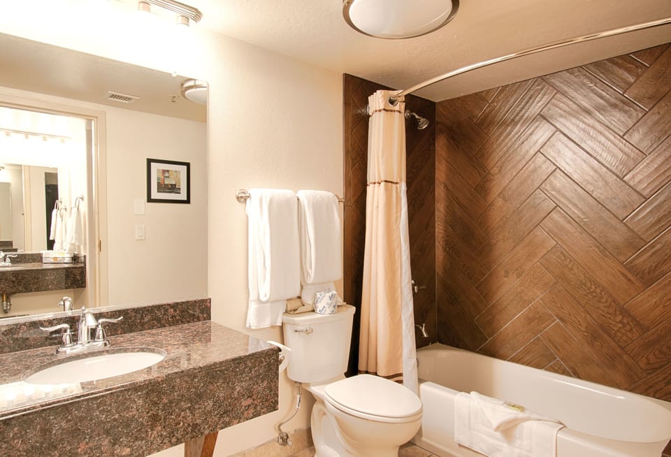 Shower, eco-friendly toiletries, hair dryer, towels