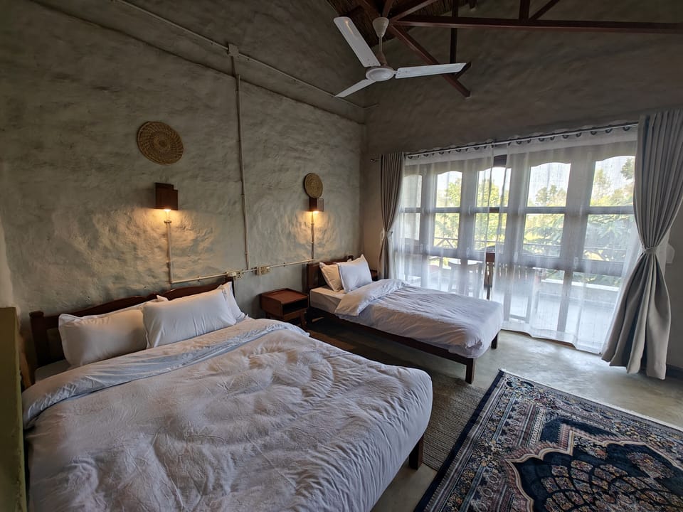 Standard Double Room, Garden View | Desk, laptop workspace, soundproofing, free WiFi