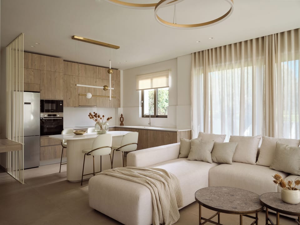 Luxury Villa, Balcony, Courtyard View | Living area | 48-inch flat-screen TV with cable channels, TV, Netflix