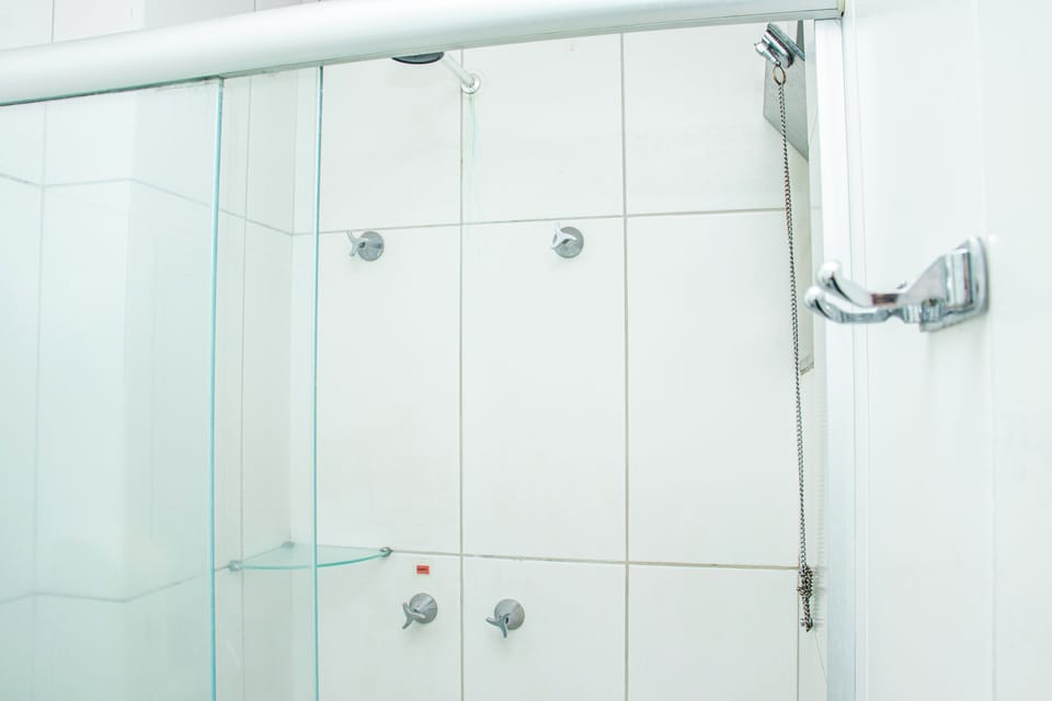 Standard Double or Twin Room | Bathroom | Shower, towels, soap, toilet paper