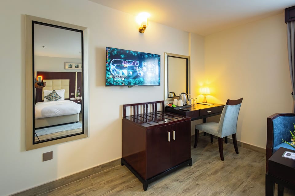 In-room safe, desk, iron/ironing board, free WiFi