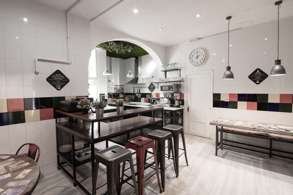 Shared fridge, microwave