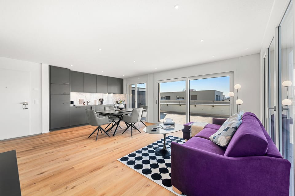Apartment, Non Smoking, Balcony | Living area