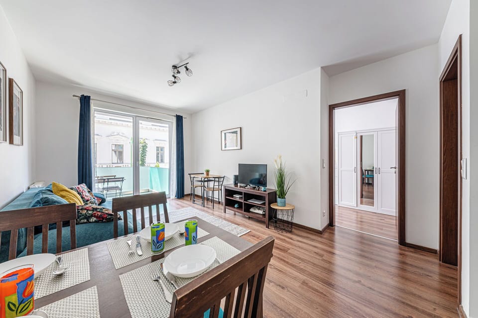 Apartment, 1 Bedroom | Living area | Flat-screen TV