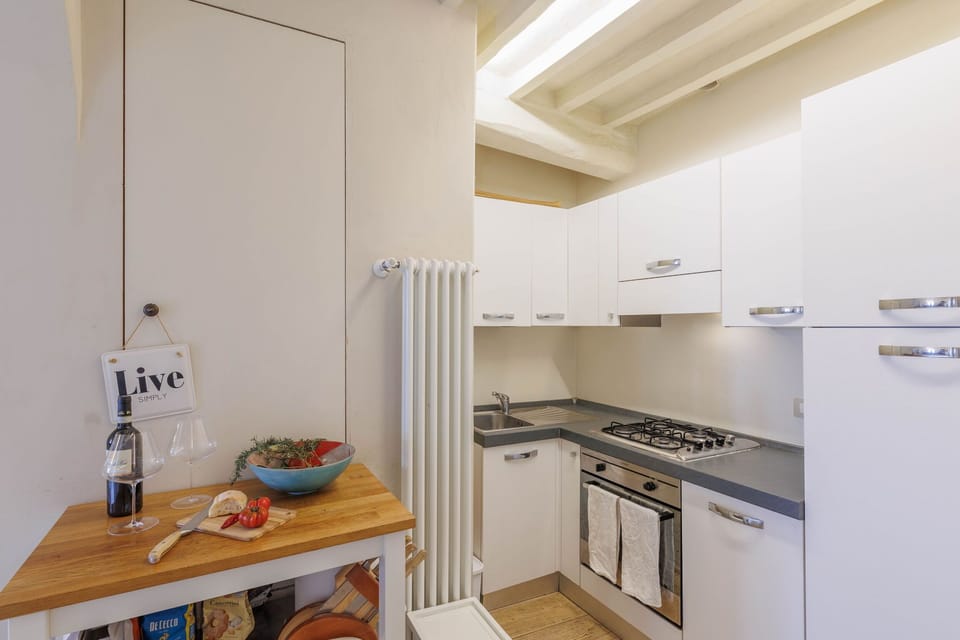 Apartment (1 Bedroom) | Private kitchen | Fridge, oven, stovetop, dishwasher