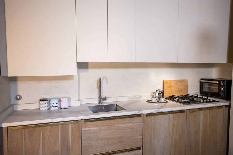 Apartment (2 Bedrooms) | Private kitchen | Fridge, microwave, stovetop, dishwasher