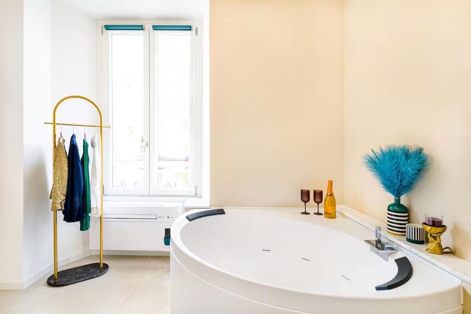 Romantic Double Room, Private Bathroom | Private spa tub