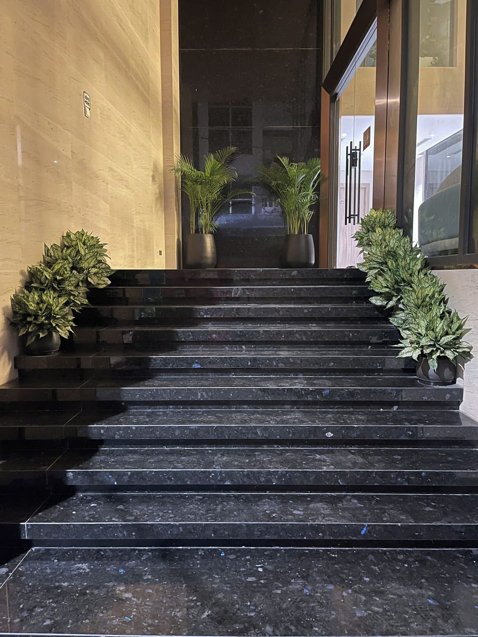 Front of property - evening/night