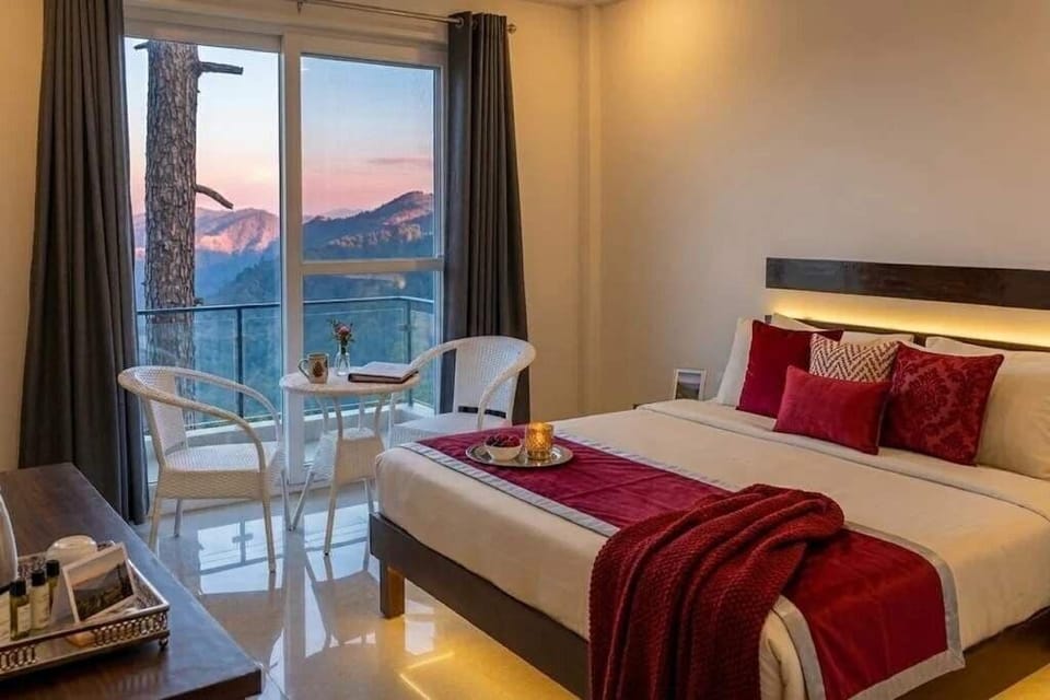 Premium bedding, blackout drapes, iron/ironing board, free WiFi