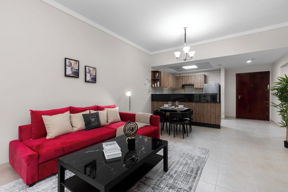 Deluxe Apartment, 1 Bedroom, Non Smoking, Balcony | Living area