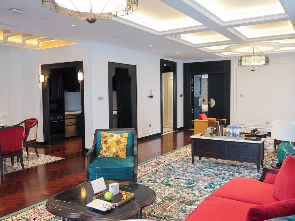 Presidential Suite | Living area | 43-inch Smart TV with digital channels