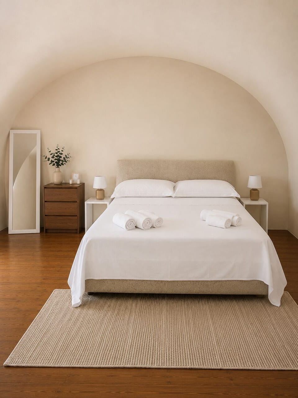 Family Apartment, 2 Bedrooms, City View | Frette Italian sheets, premium bedding, down comforters, blackout drapes