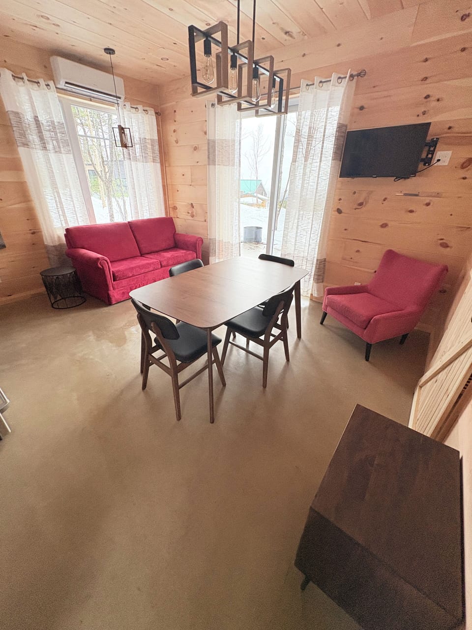 Chalet, Mountain View | Living area | TV