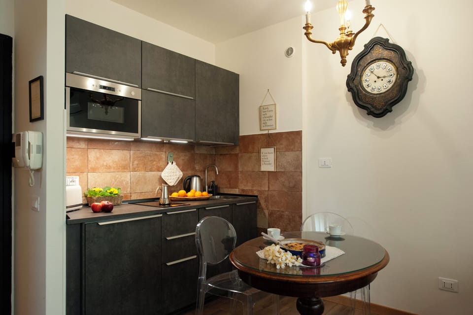 Apartment (1 Bedroom) | Private kitchen | Microwave, stovetop, dishwasher, espresso maker