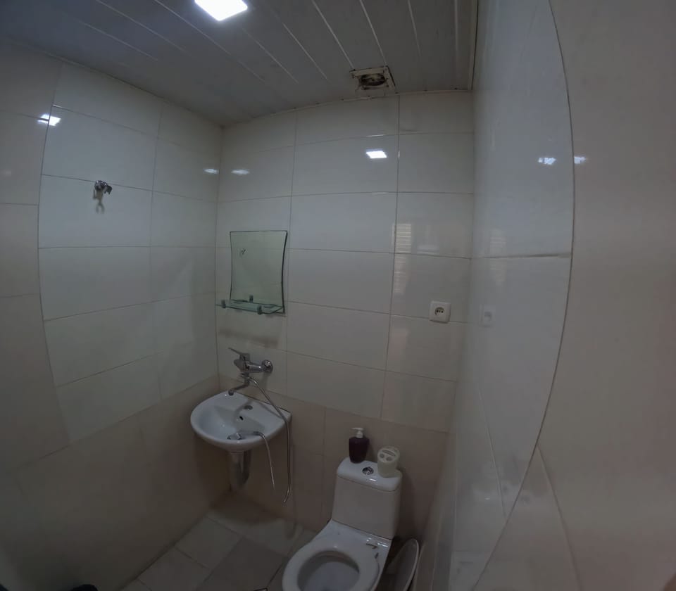 Family Double Room Single Use | Bathroom | Shower, slippers, towels, soap