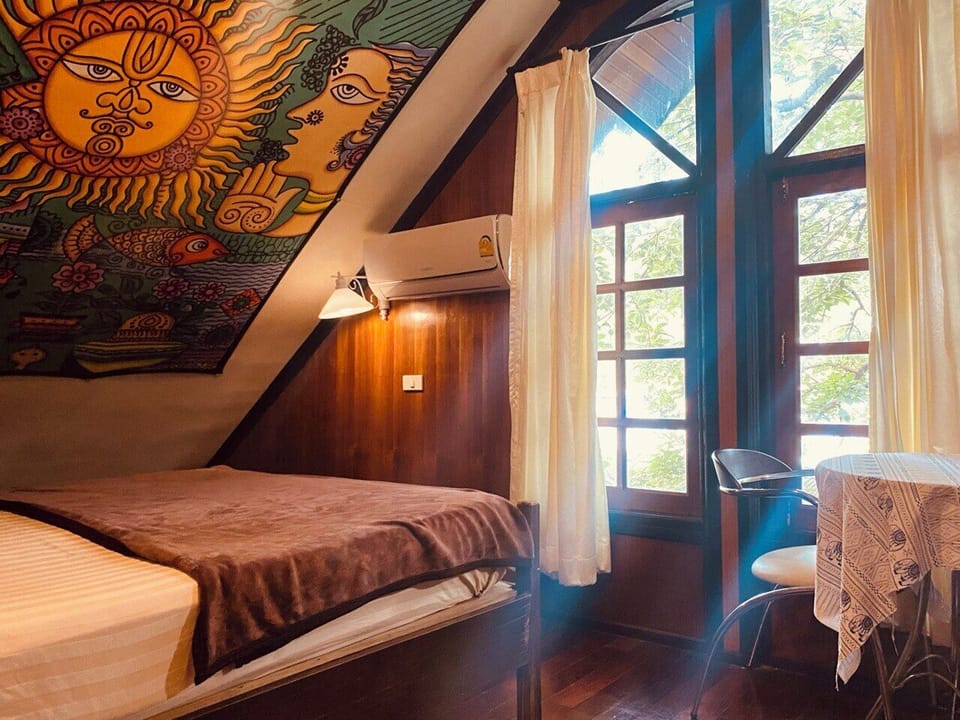 Deluxe Double Room, Patio, Garden View | In-room safe, free WiFi, bed sheets