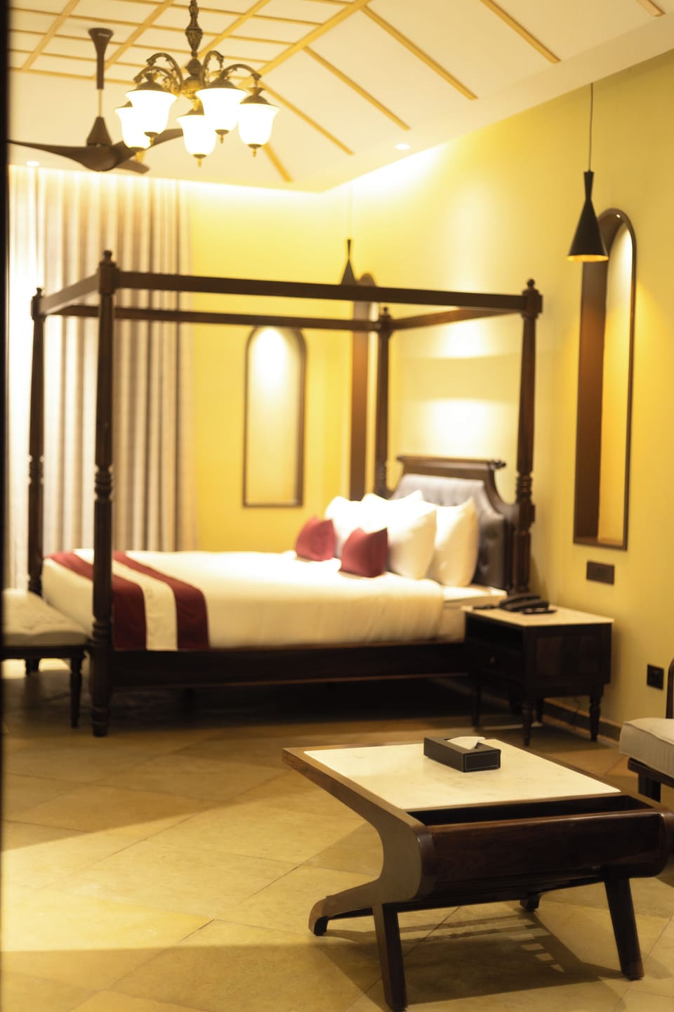 Superior Suite, Garden View | In-room safe, desk, laptop workspace, blackout drapes