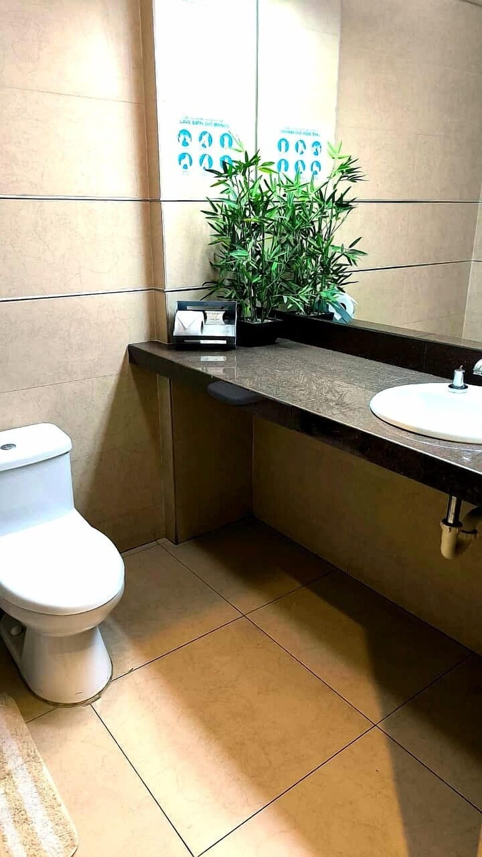 Shower, towels, soap, shampoo