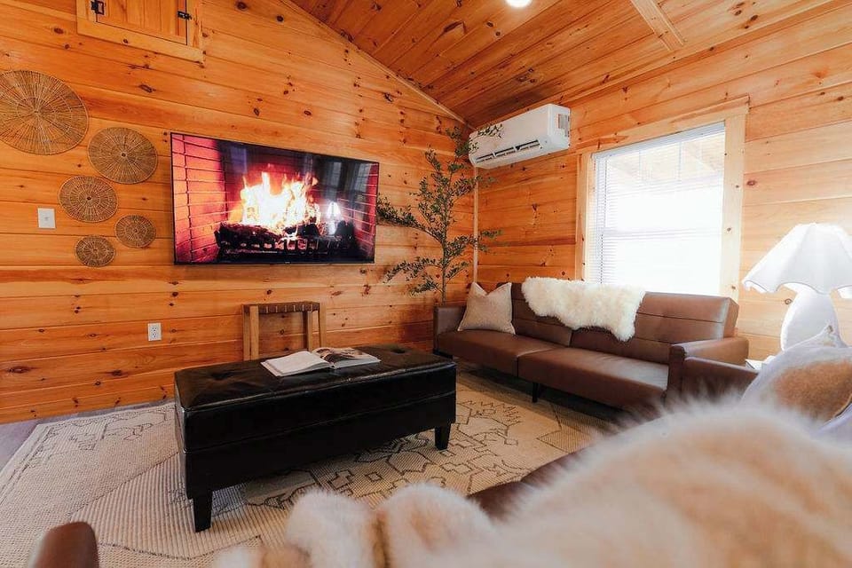 Cabin, Multiple Beds, Patio (Cedar Villa) | Living area
