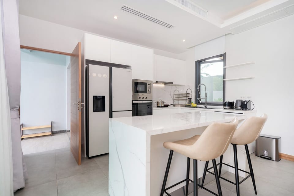 Villa, 3 Bedrooms (Nicky Elegant 3BR Pool Villa BangTao) | Private kitchen | Full-size fridge, oven, dishwasher, toaster